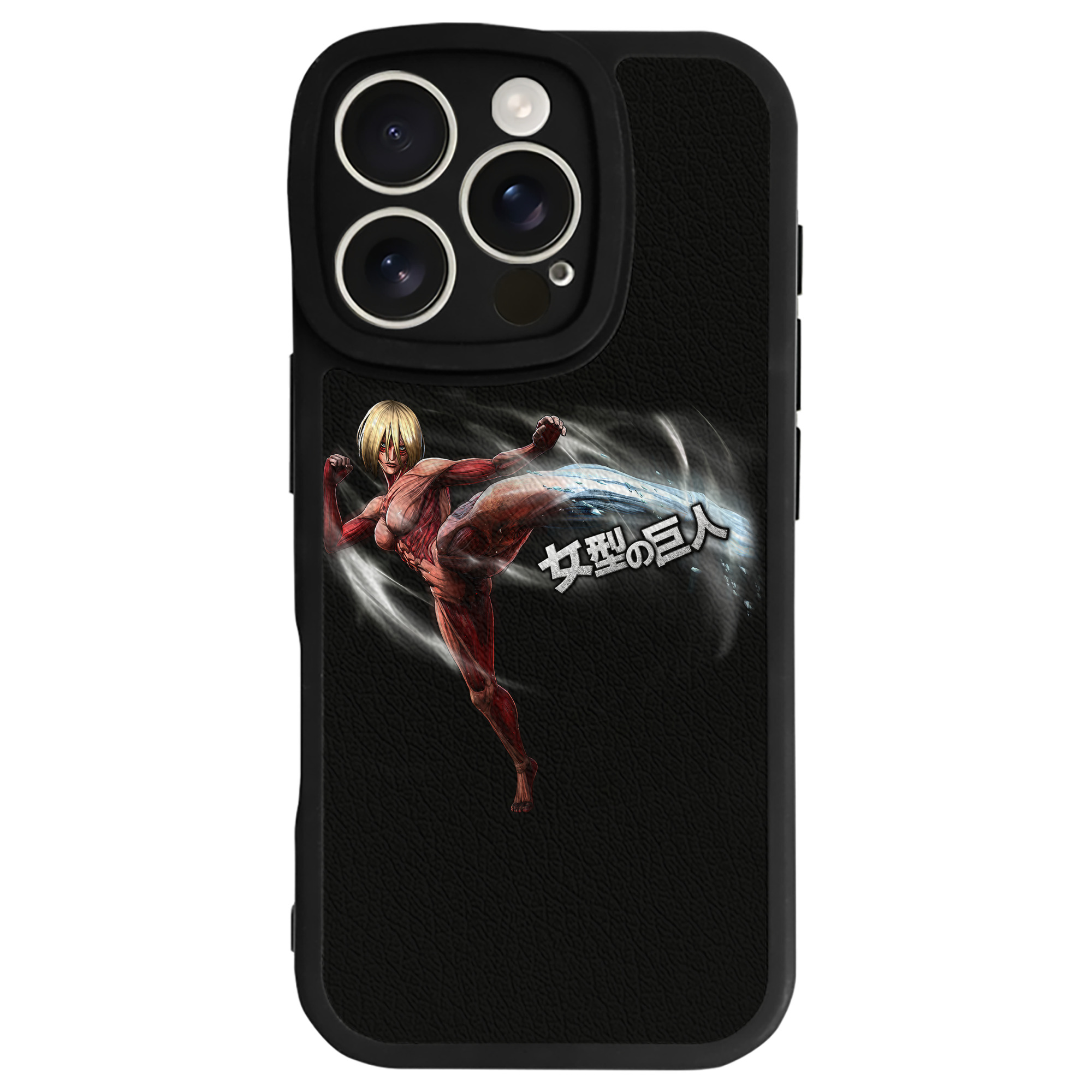（画像用） 進撃の巨人 Attack on Titan 【iPhone 16シリーズ対応】シリコンスマホケース（レザー調） 材質：シリコン